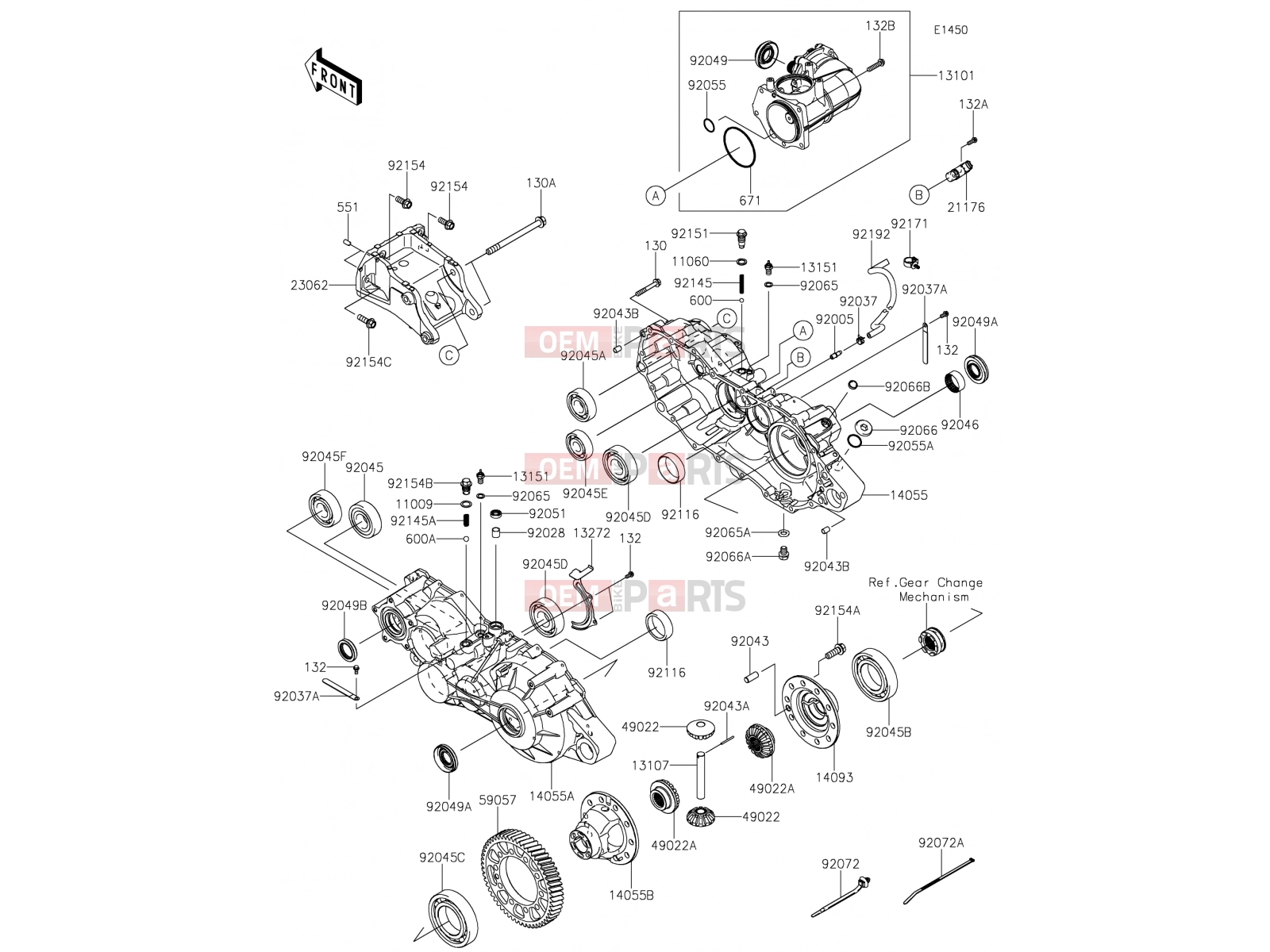 KAWASAKI 2017 Gear Box