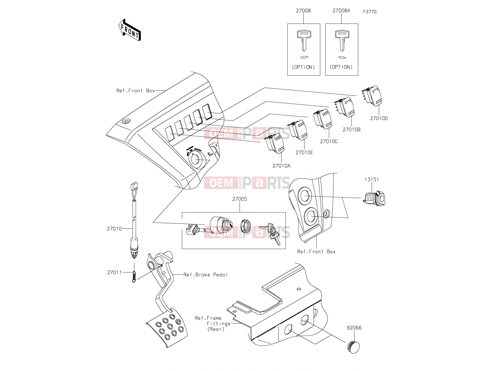 KAWASAKI 2017 Ignition Switch