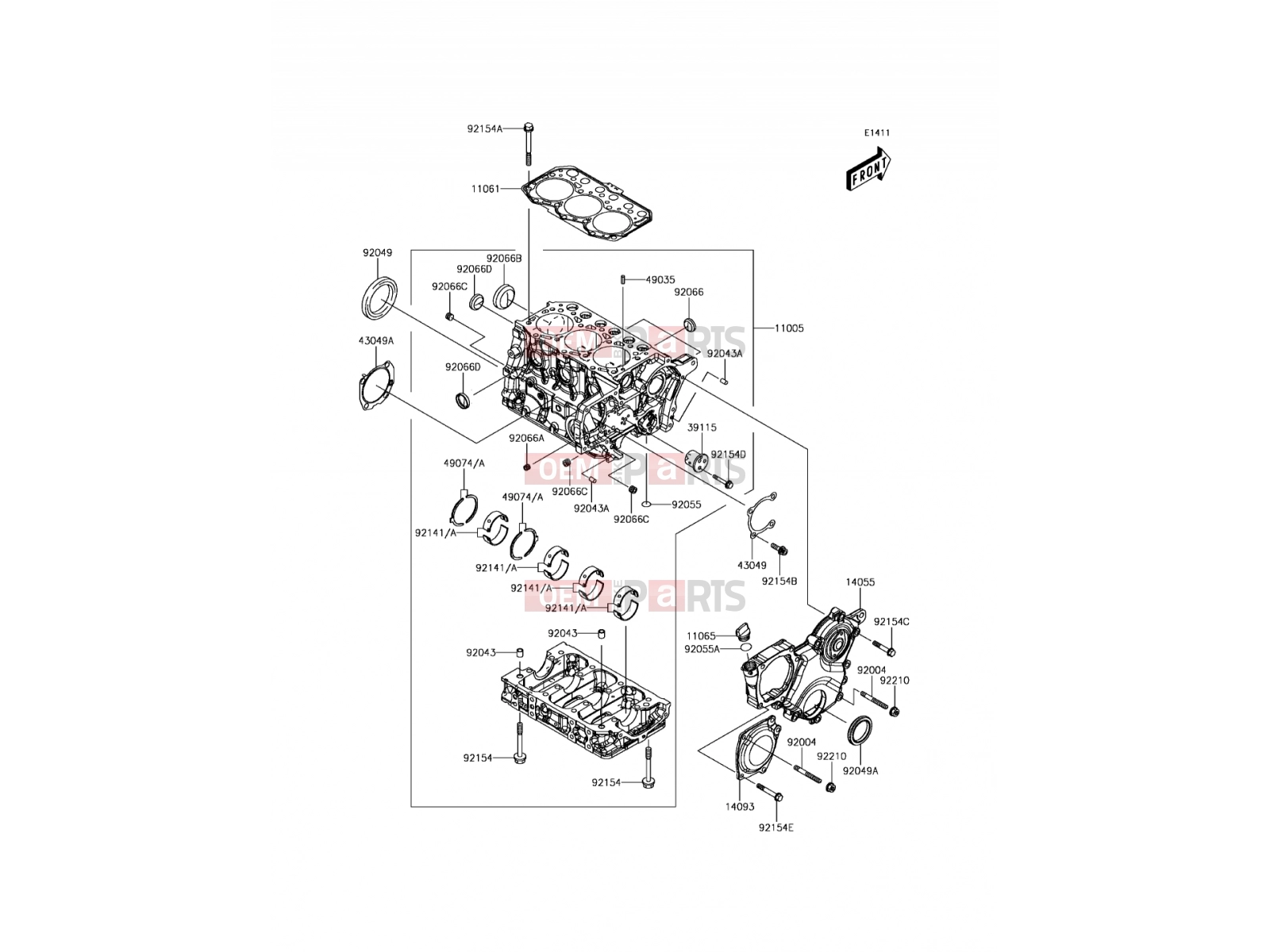 KAWASAKI 2017 Crankcase