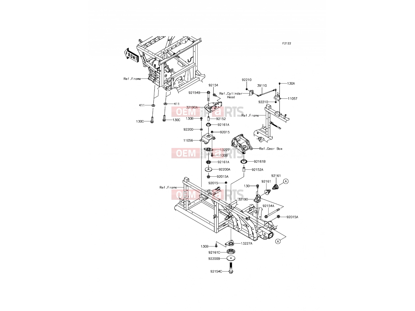 KAWASAKI 2017 Engine Mount