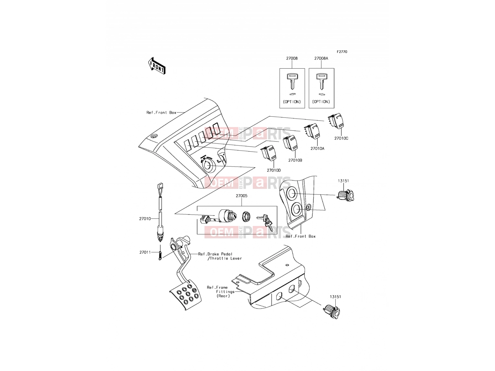 KAWASAKI 2017 Ignition Switch