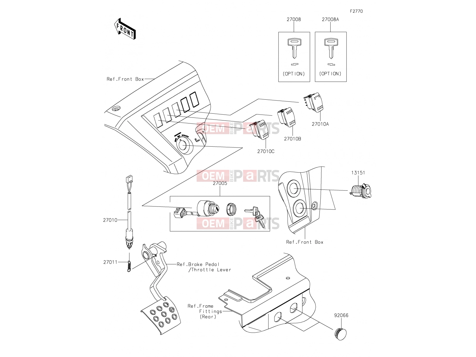 KAWASAKI 2018 Ignition Switch