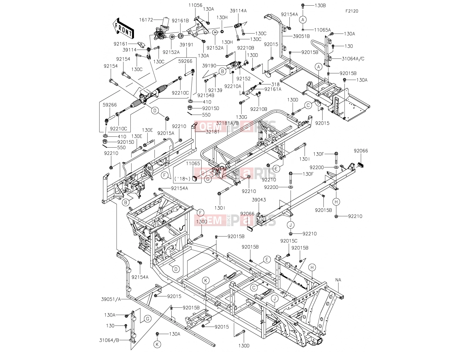 KAWASAKI 2019 Frame