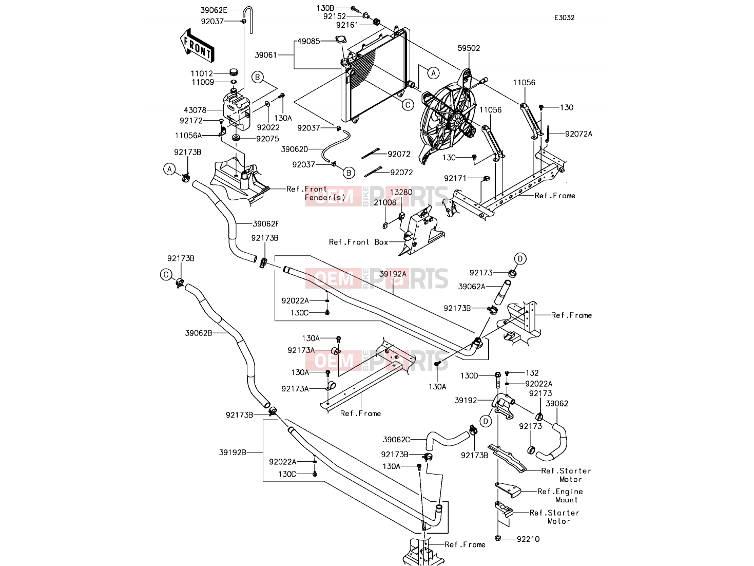 KAWASAKI 2017 Radiator
