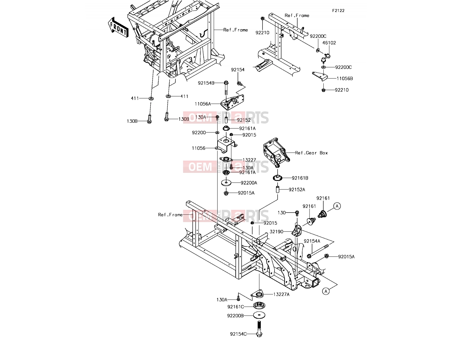 KAWASAKI 2017 Engine Mount