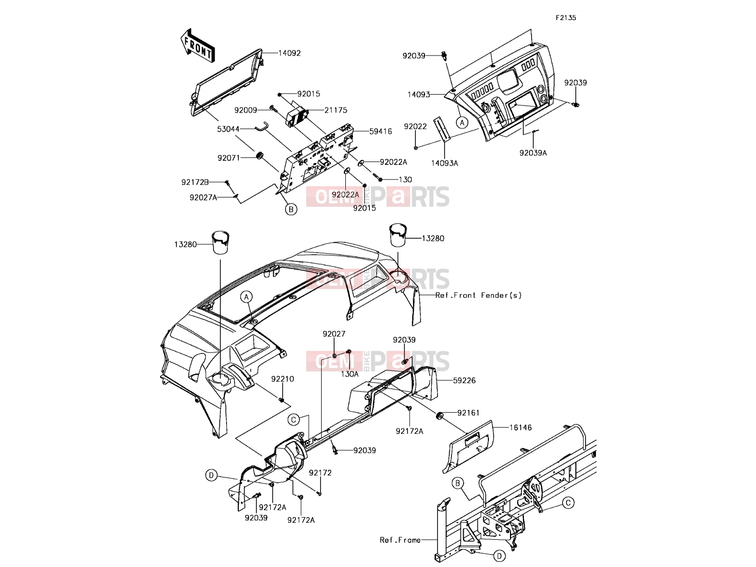 KAWASAKI 2017 Front Box