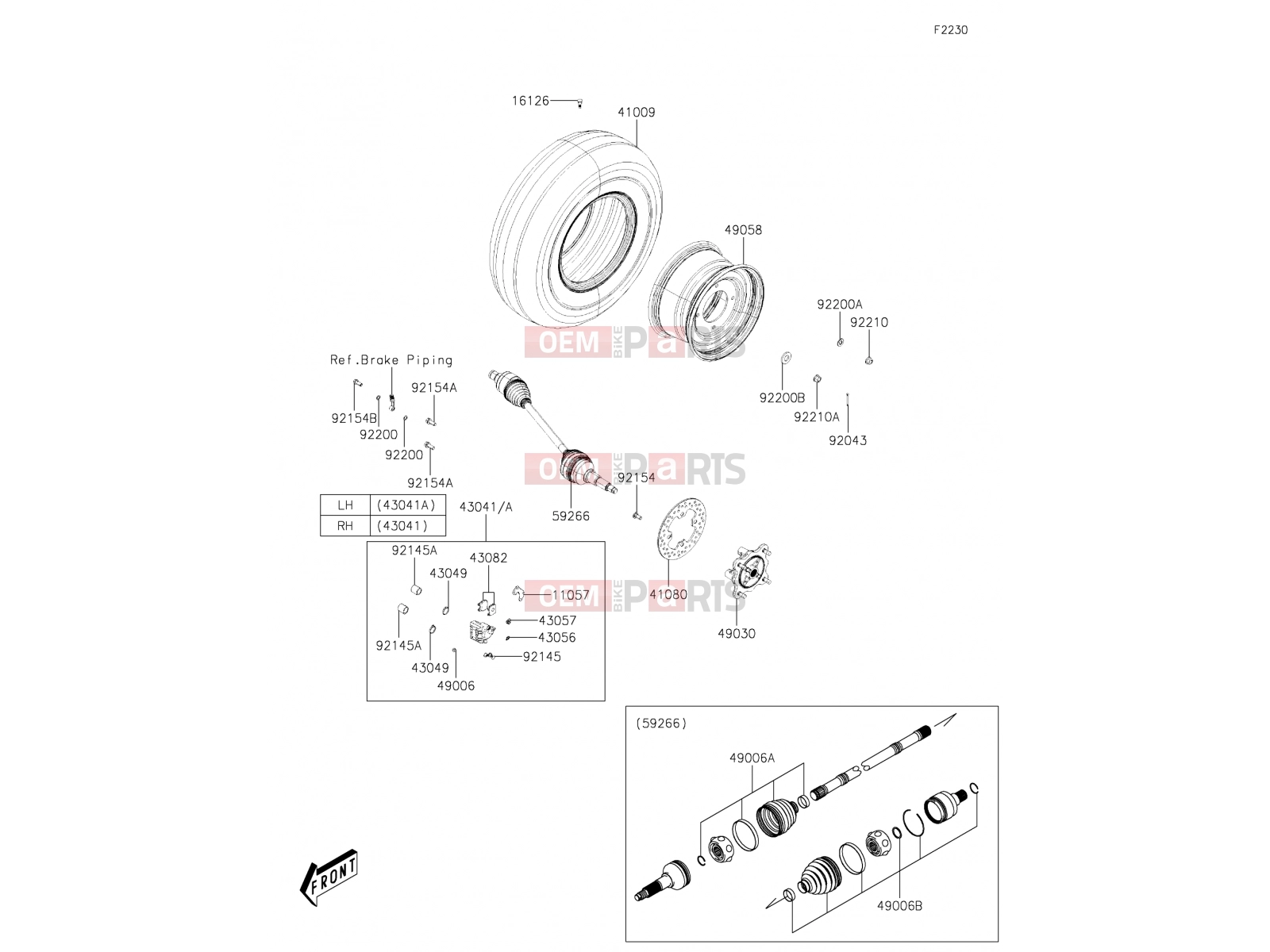 KAWASAKI 2019 Front Hub
