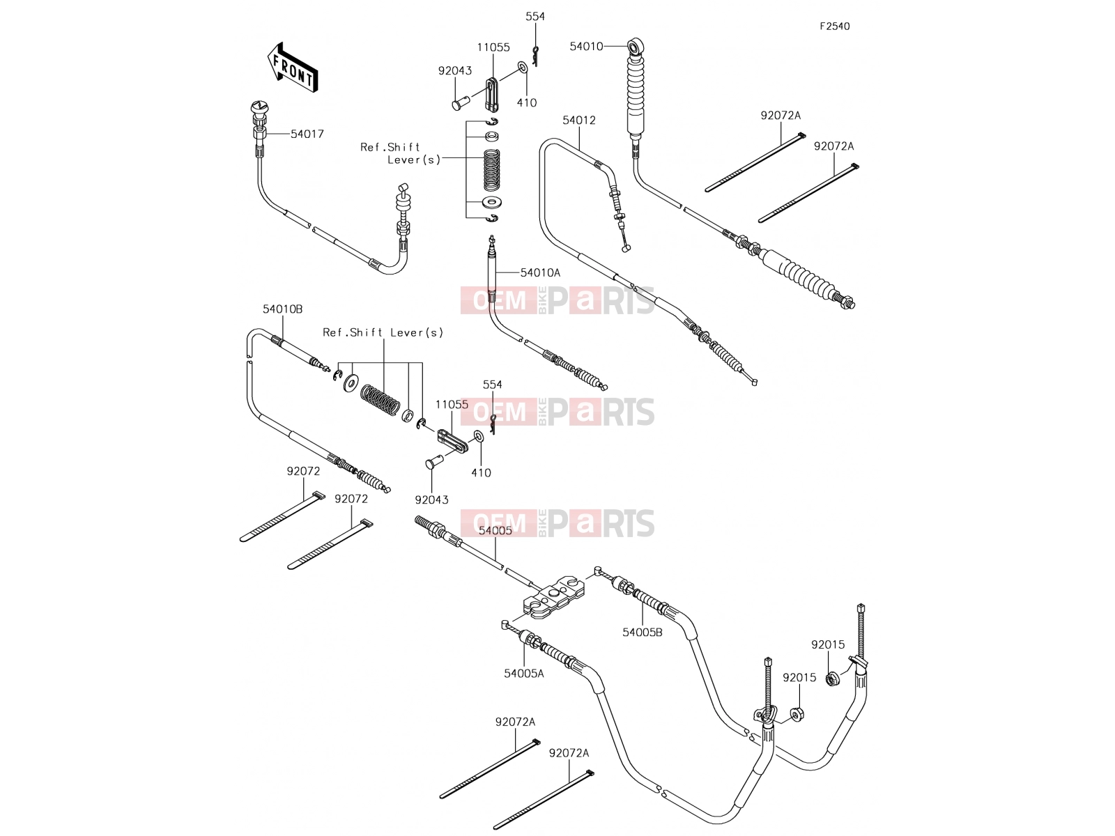 KAWASAKI 2017 Cables