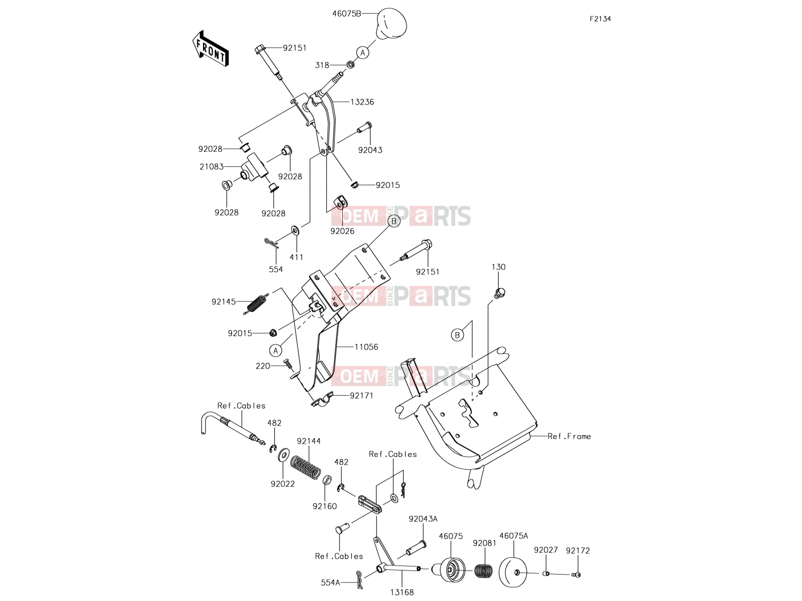 KAWASAKI 2017 Shift Lever(s)