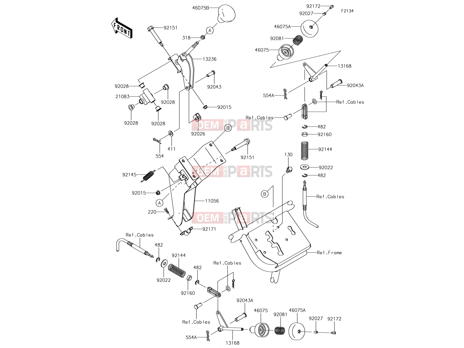 KAWASAKI 2019 Shift Lever(s)