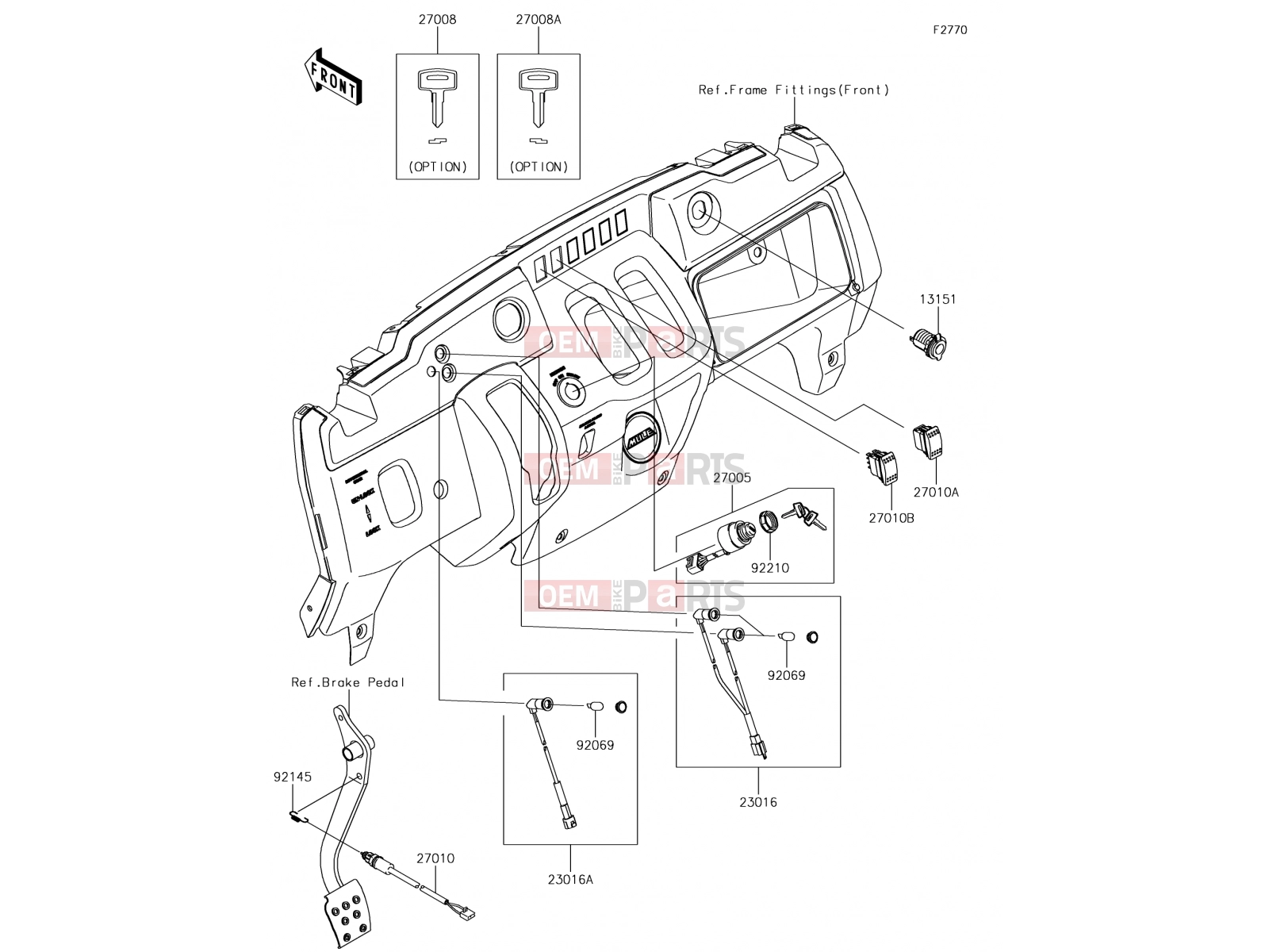 KAWASAKI 2019 Ignition Switch