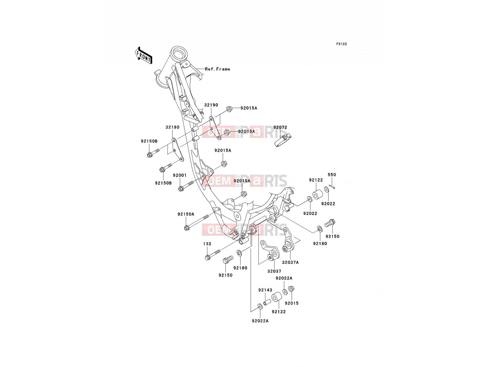 KAWASAKI 2003 Engine Mount