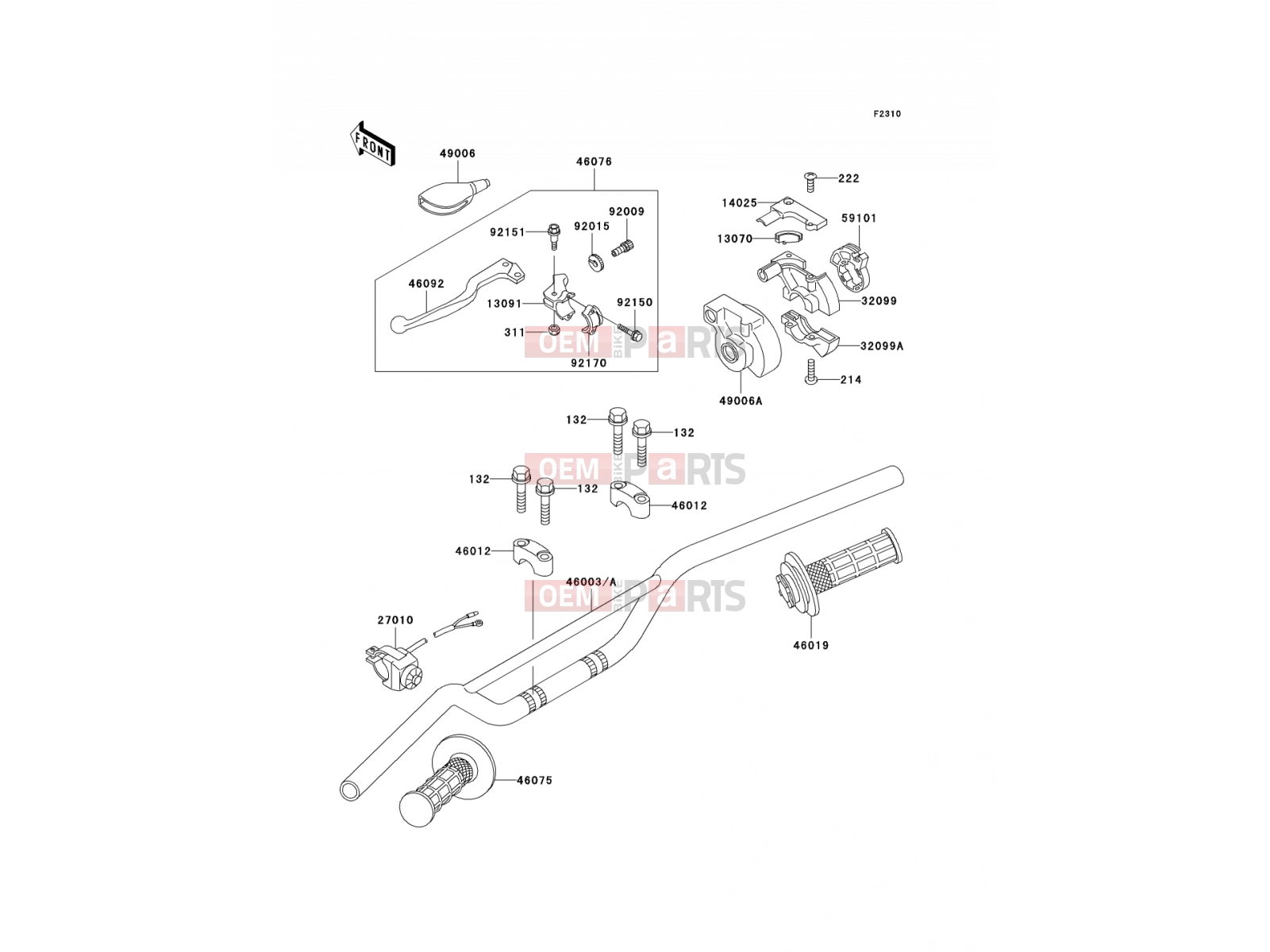 KAWASAKI 2003 Handlebar