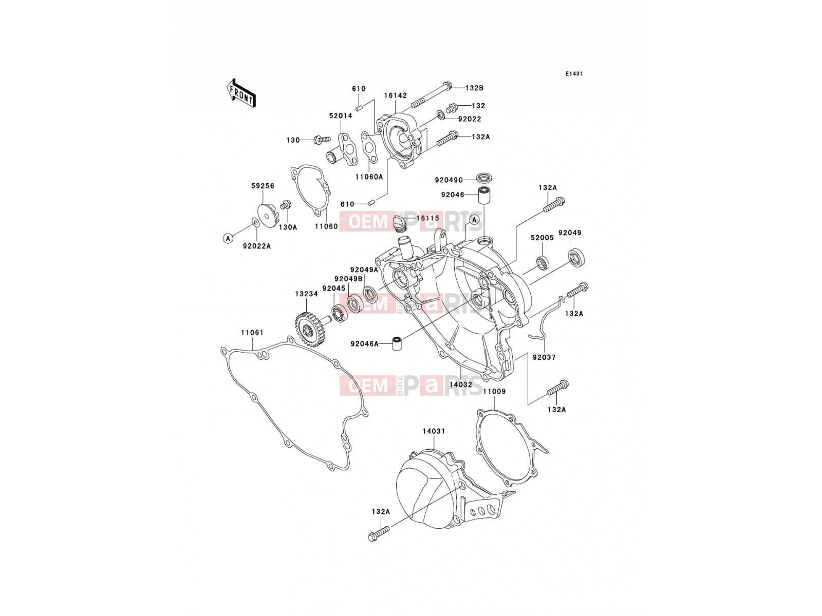 KAWASAKI 2005 Engine Cover(s)