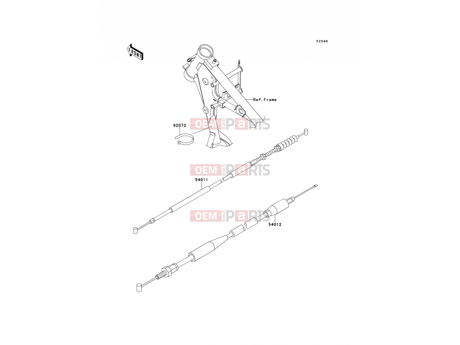 KAWASAKI 2012 Cables