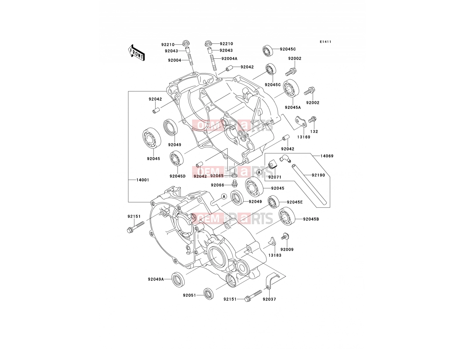 KAWASAKI 2012 Crankcase