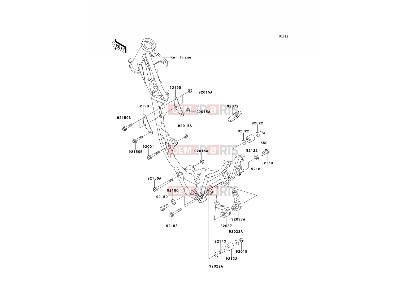 KAWASAKI 2012 Engine Mount