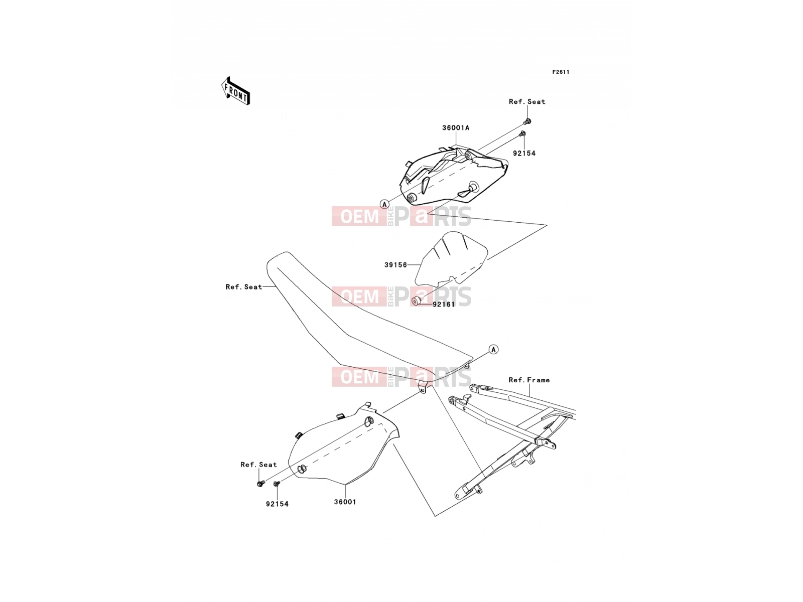 KAWASAKI 2013 Side Covers