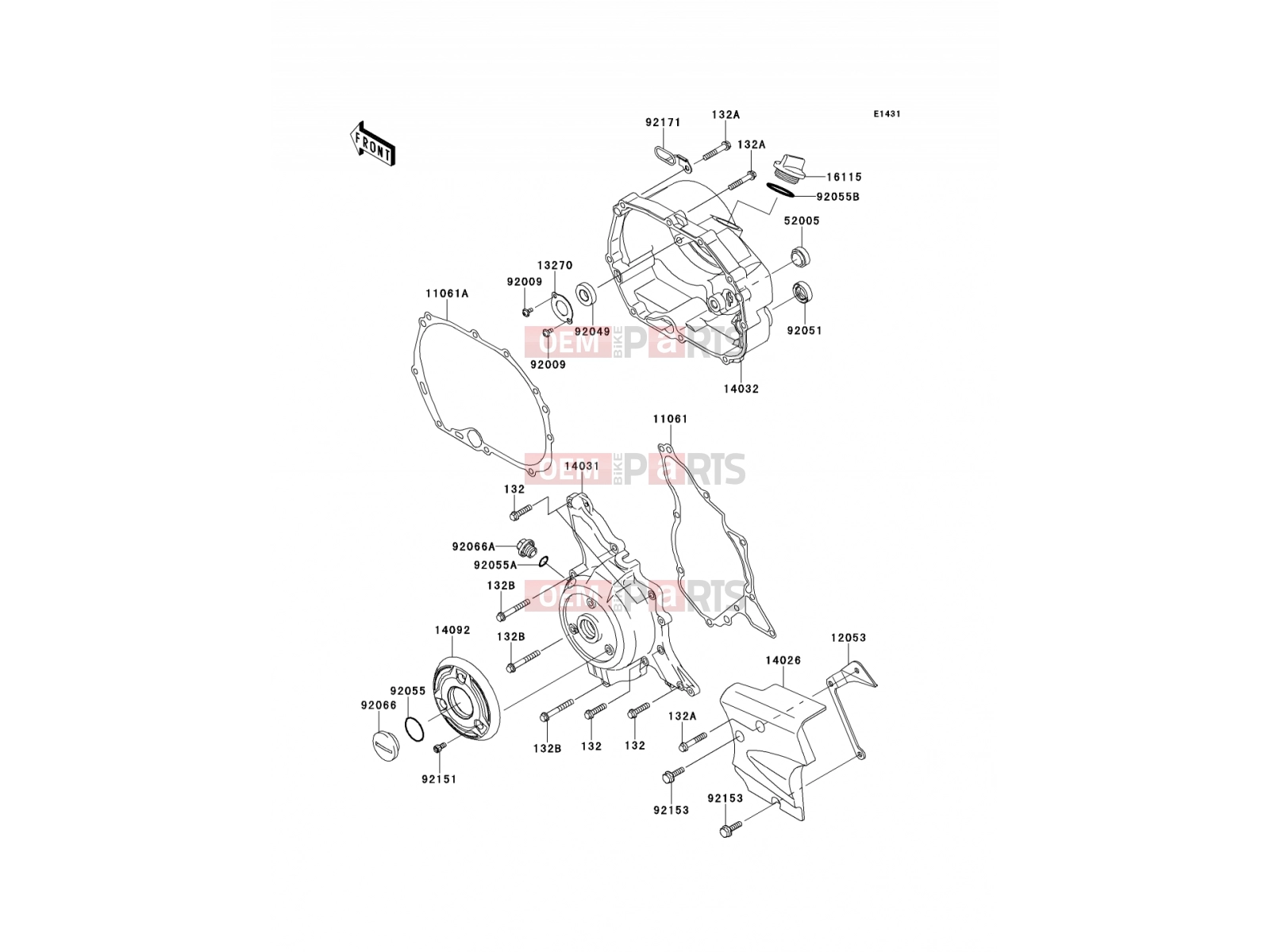 KAWASAKI 2014 Engine Cover(s)