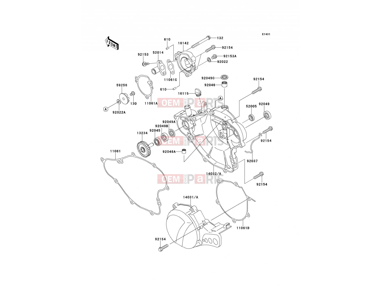 KAWASAKI 2014 Engine Cover(s)