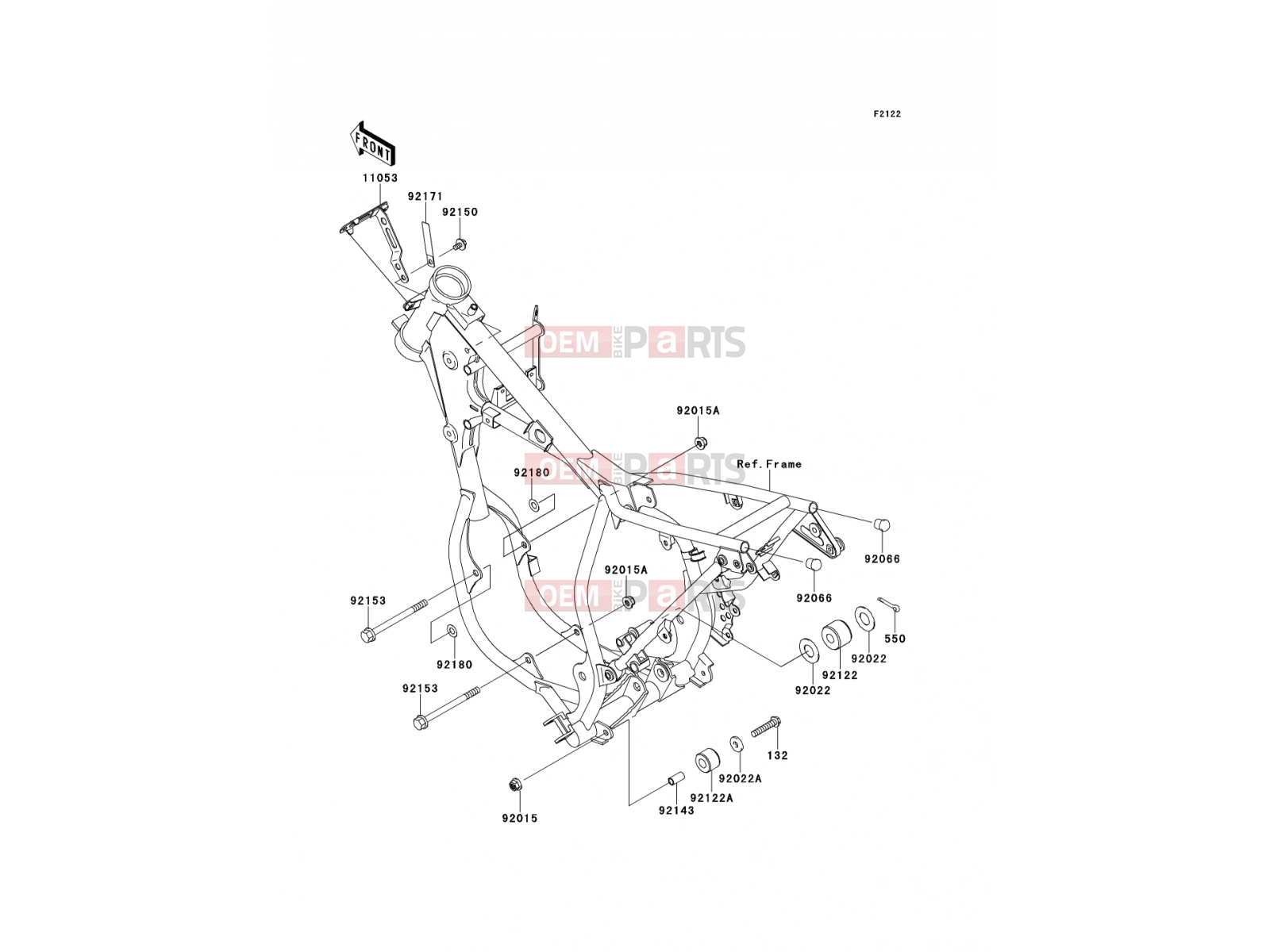 KAWASAKI 2014 Engine Mount