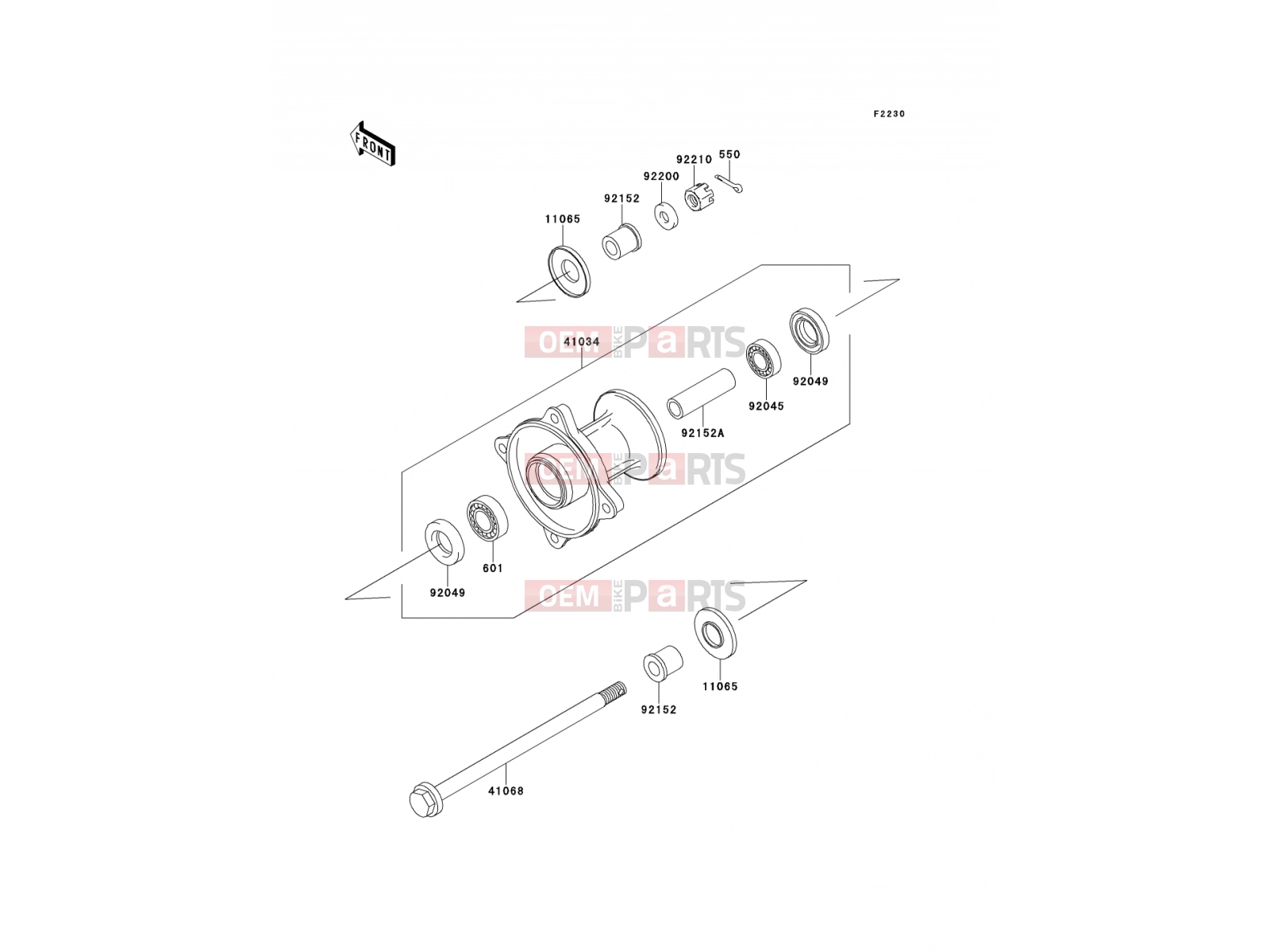 KAWASAKI 2014 Front Hub
