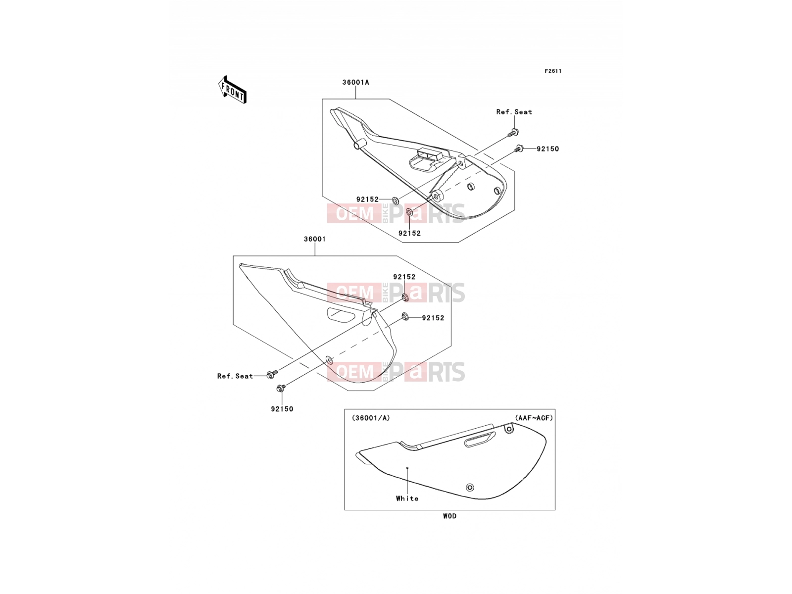 KAWASAKI 2014 Side Covers