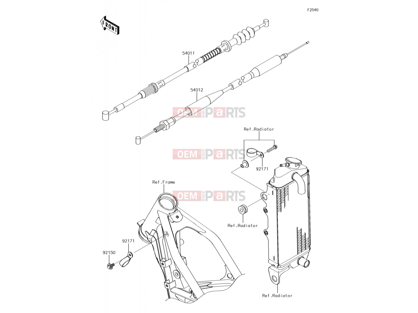 KAWASAKI 2014 Cables