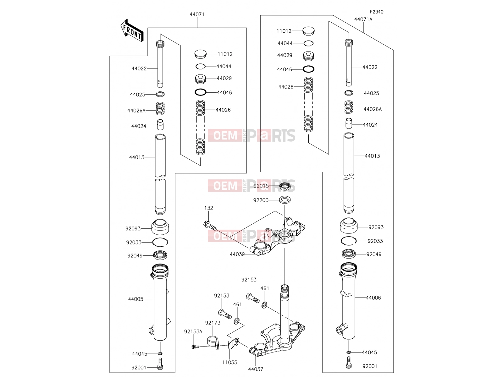 KAWASAKI 2015 Front Fork