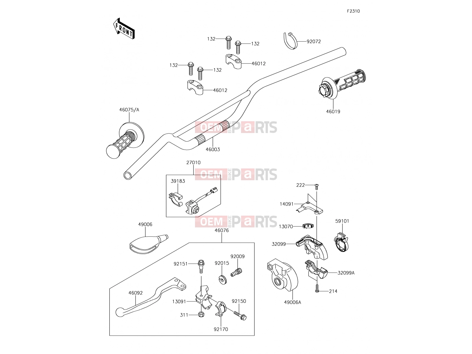 KAWASAKI 2016 Handlebar
