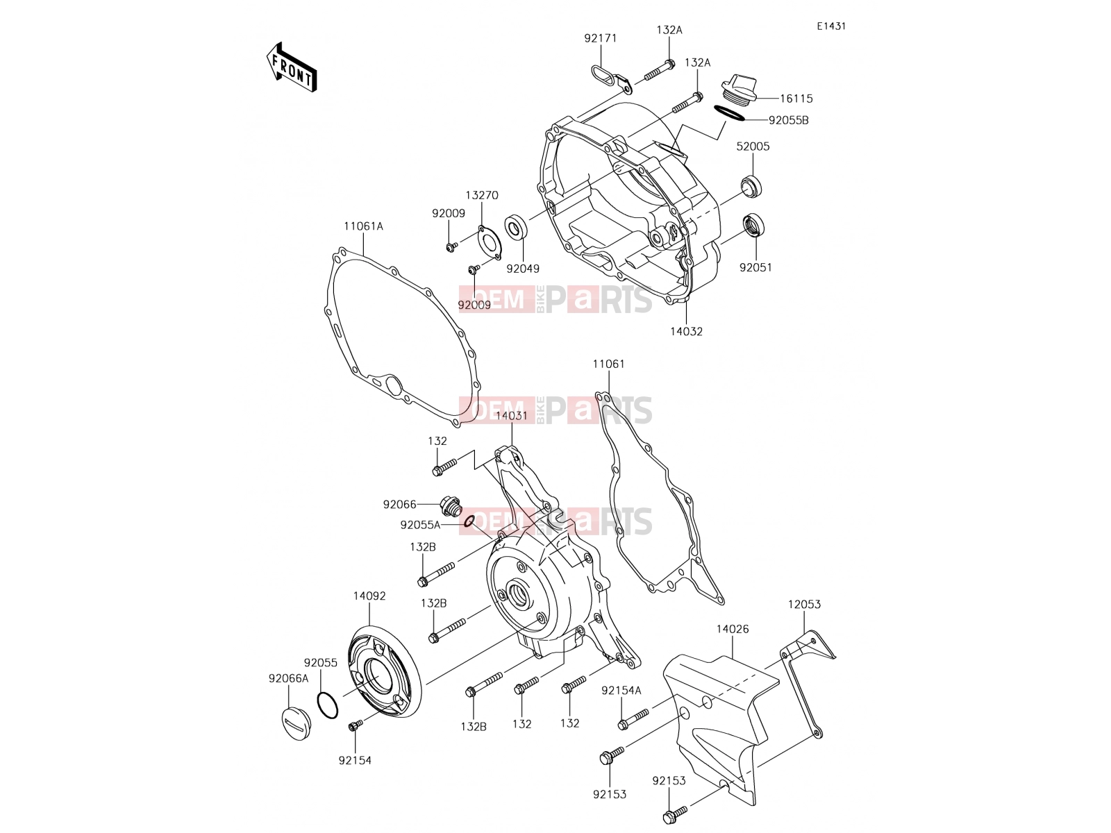 KAWASAKI 2017 Engine Cover(s)