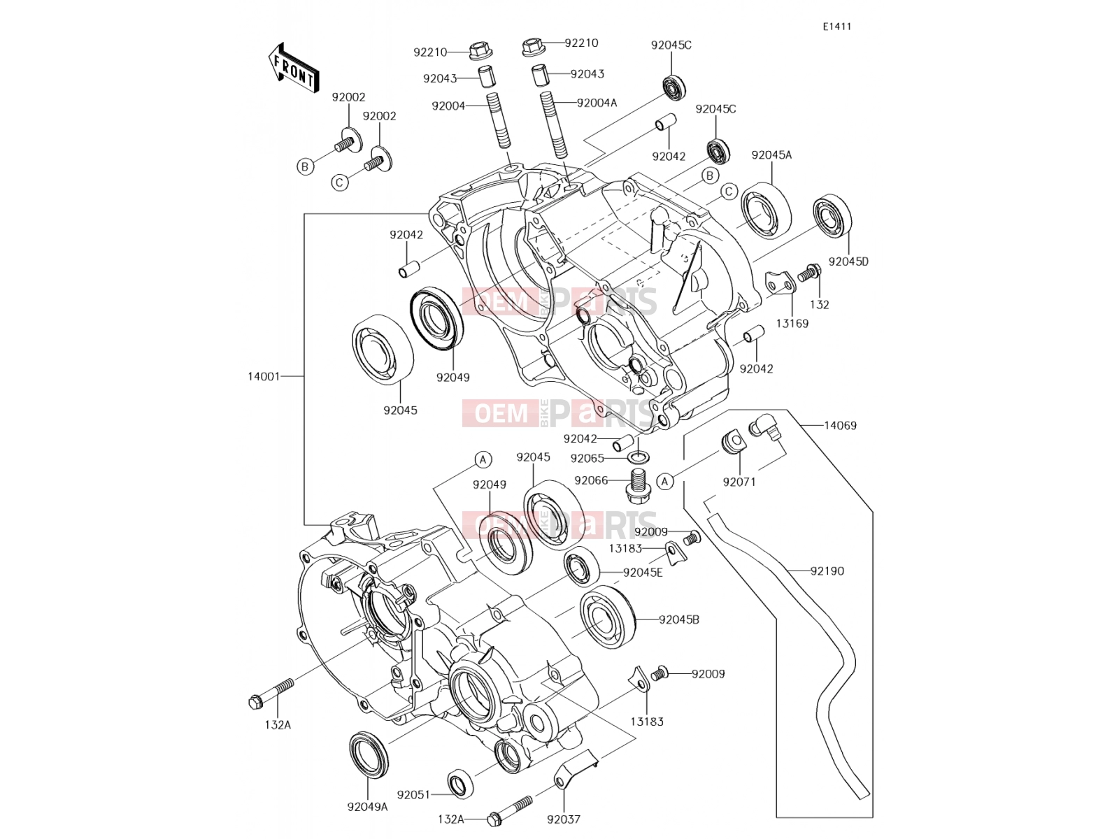 KAWASAKI 2017 Crankcase