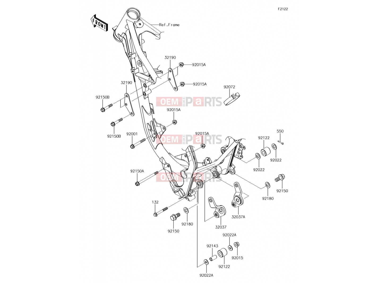 KAWASAKI 2017 Engine Mount