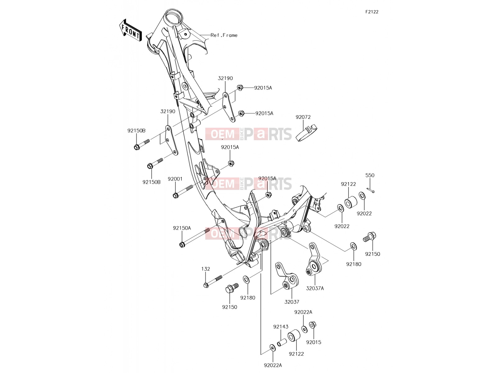 KAWASAKI 2017 Engine Mount