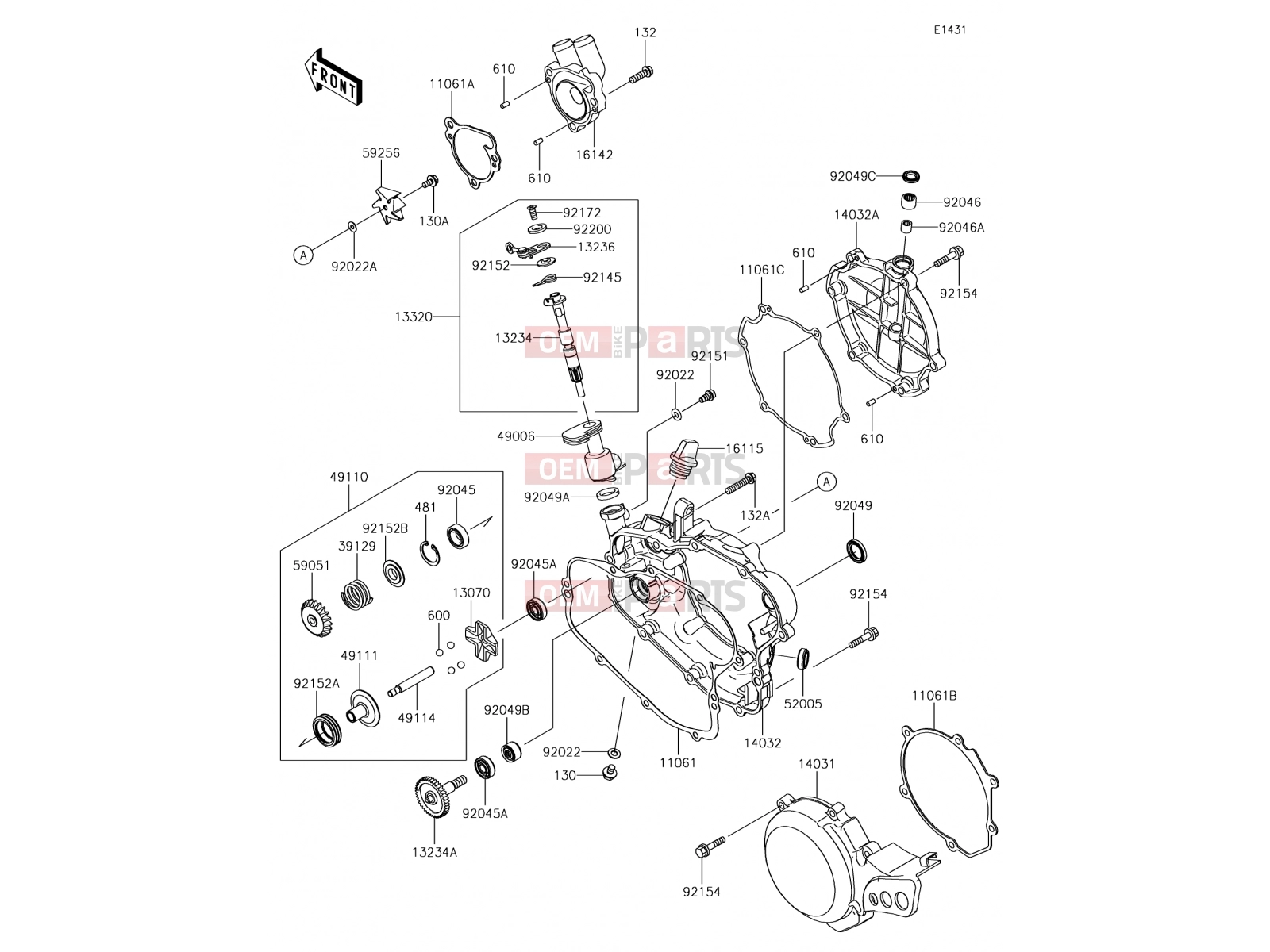 KAWASAKI 2019 Engine Cover(s)