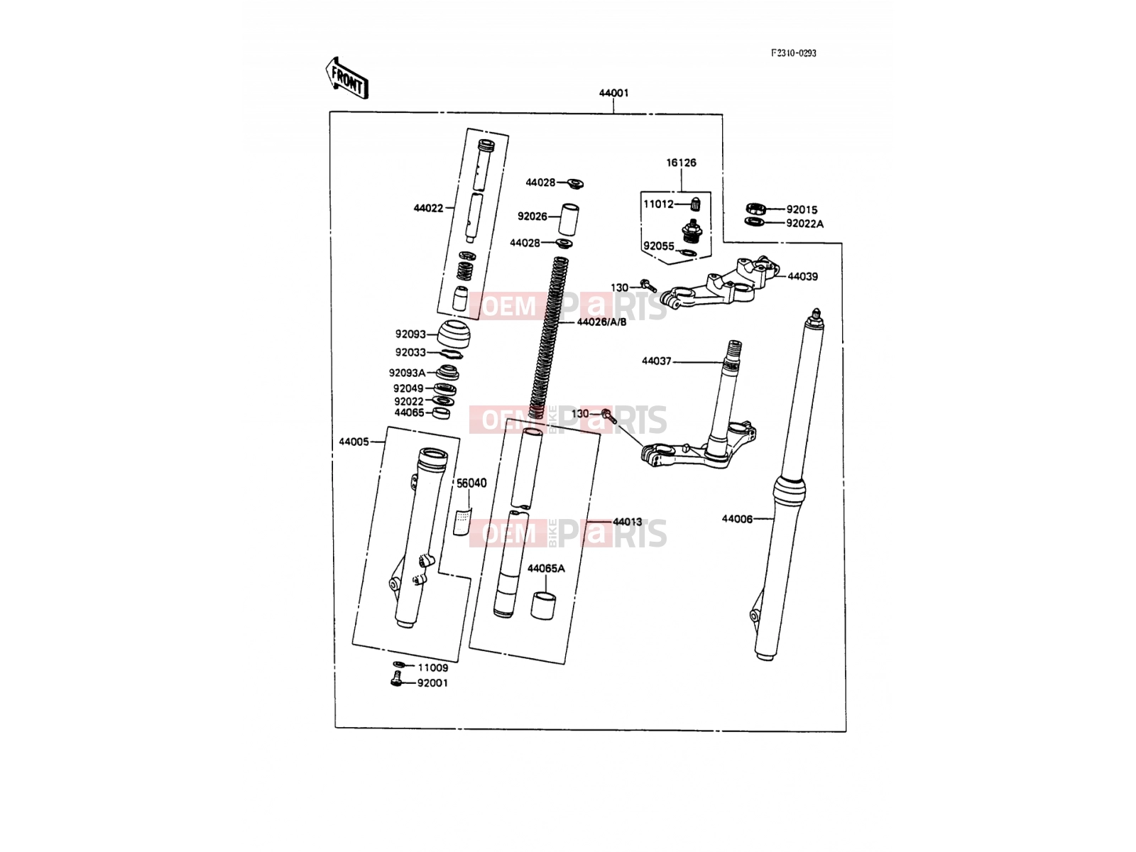 KAWASAKI 1989 Front Fork