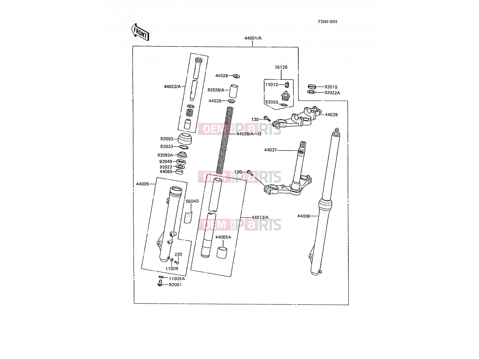 KAWASAKI 1989 Front Fork