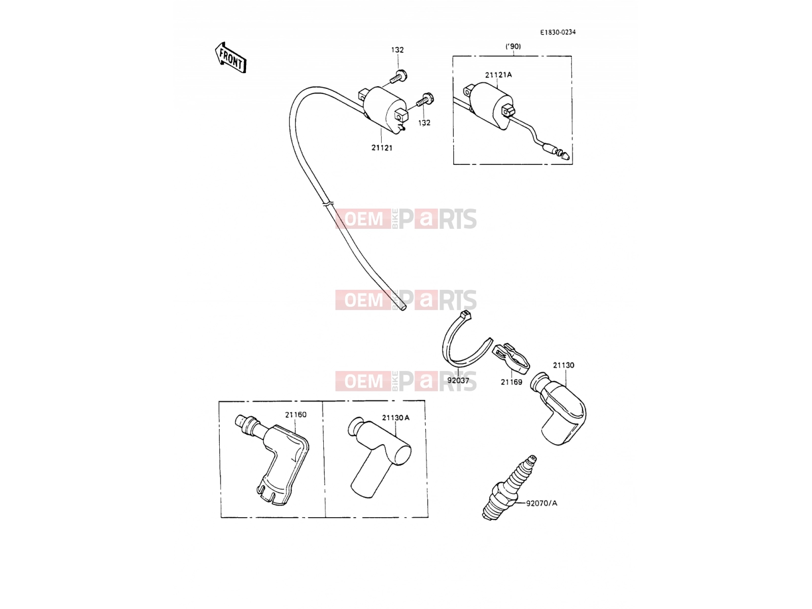 KAWASAKI 1990 Ignition System