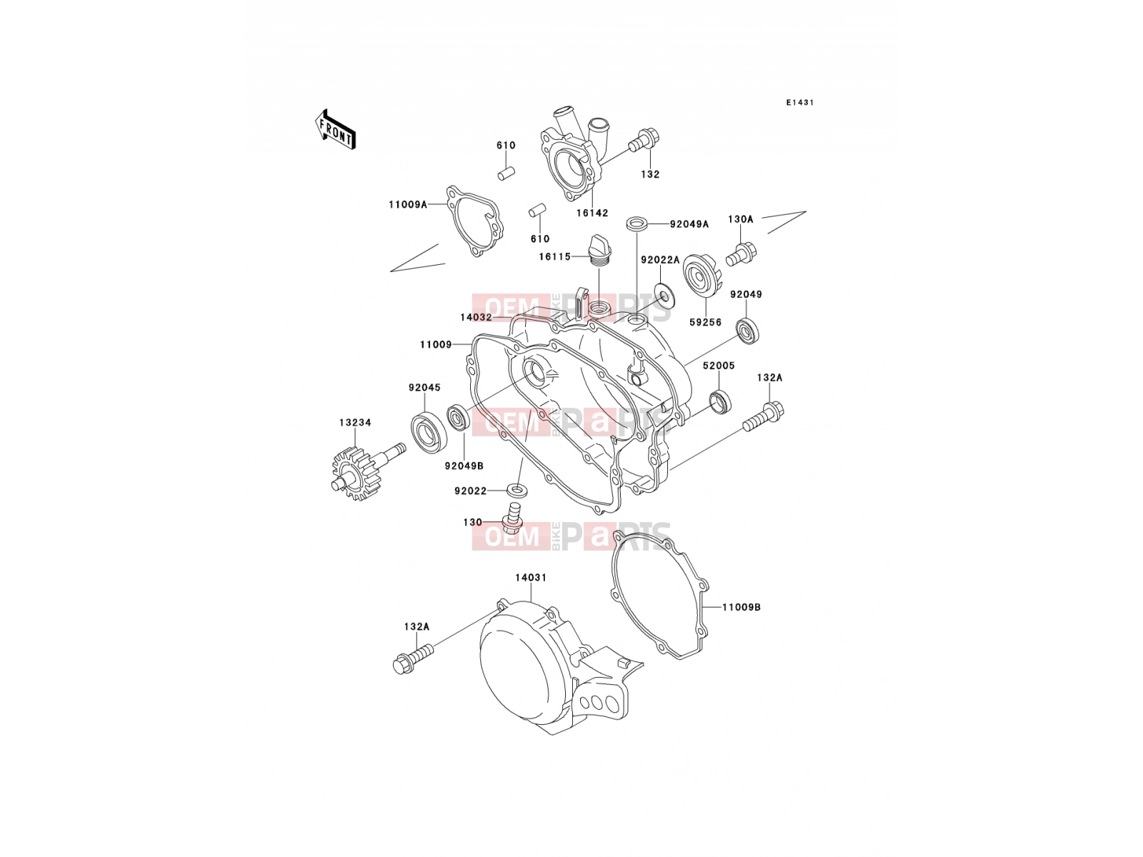 KAWASAKI 1994 Engine Cover(s)