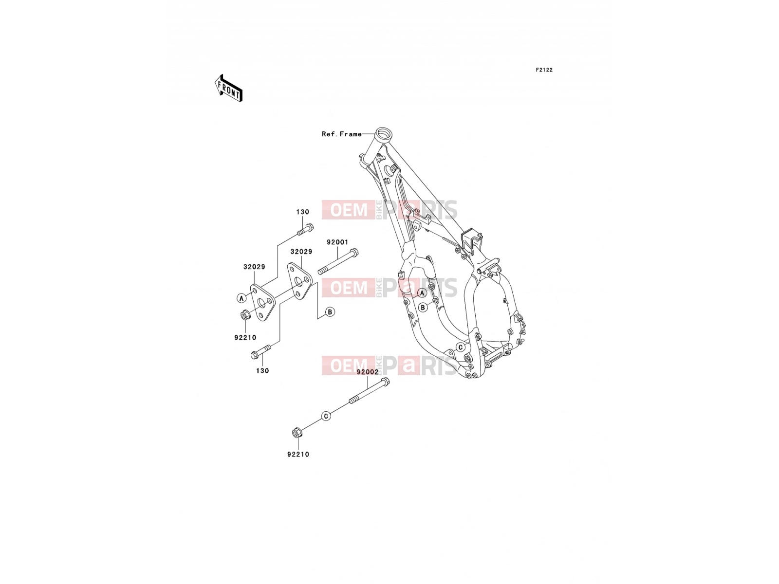 KAWASAKI 1999 Engine Mount