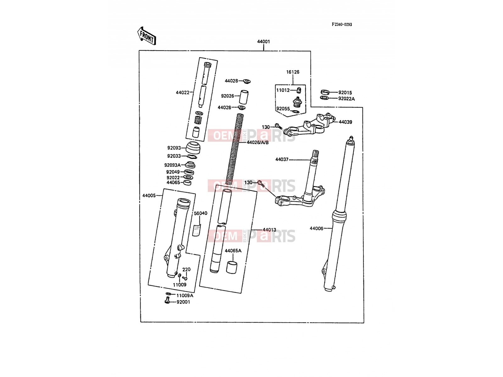 KAWASAKI 1988 Front Fork