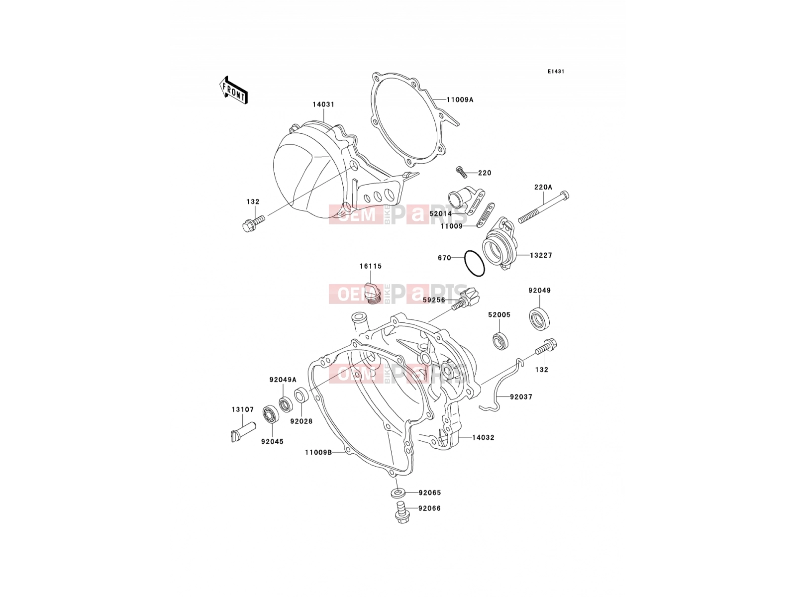 KAWASAKI 2004 Engine Cover(s)