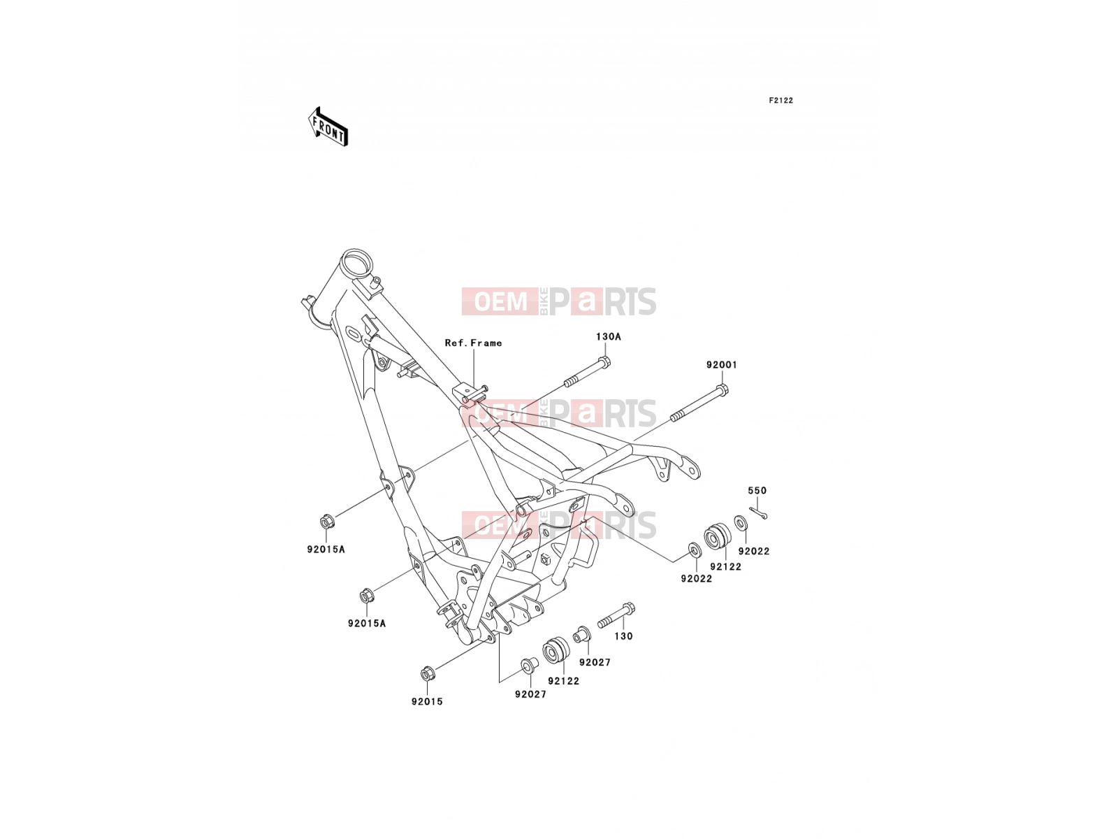 KAWASAKI 2004 Engine Mount