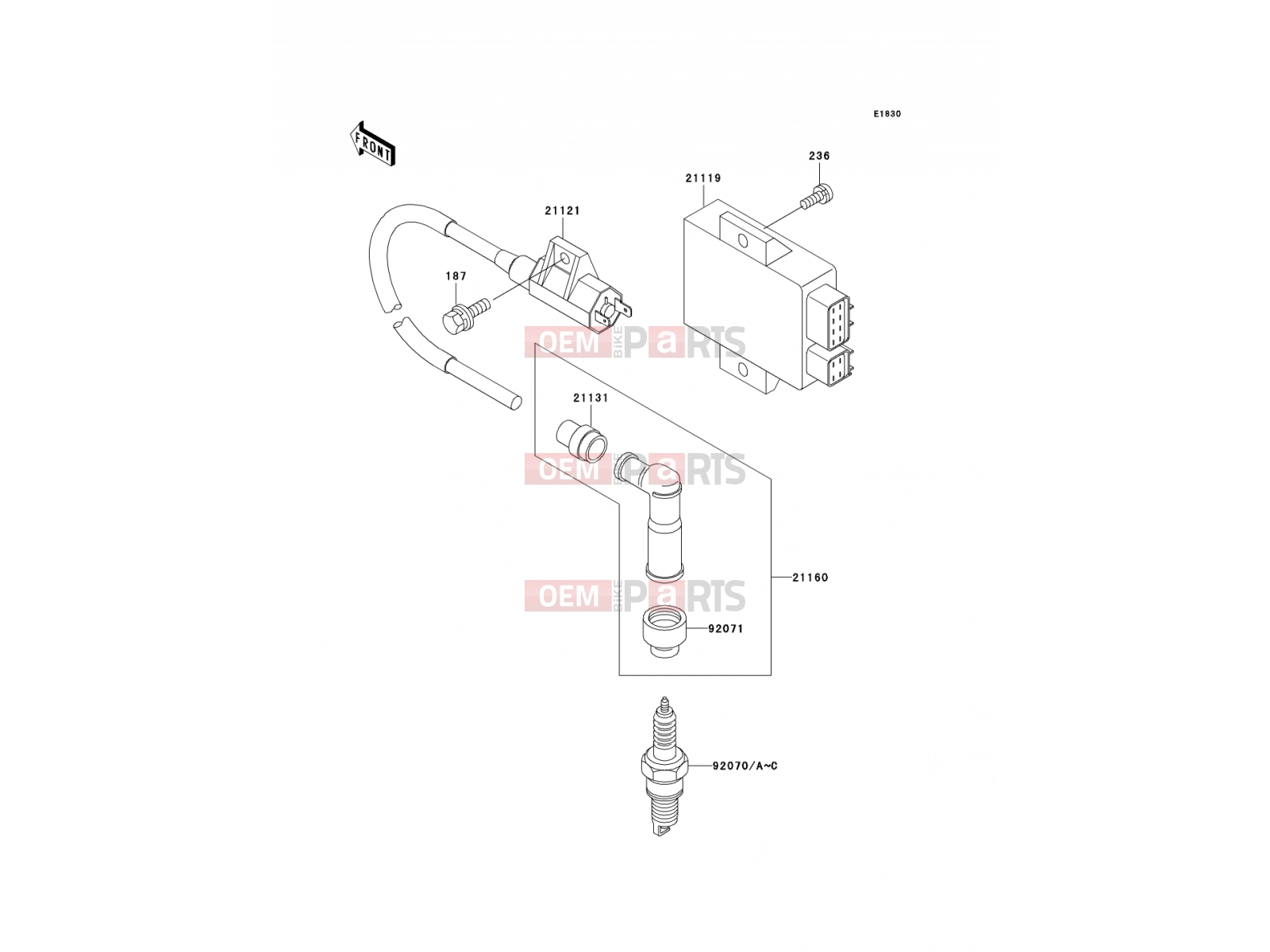 KAWASAKI 2000 Ignition System