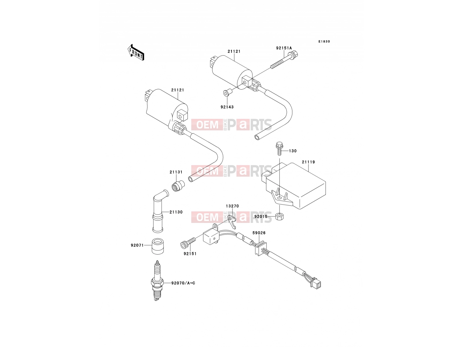 KAWASAKI 2000 Ignition System