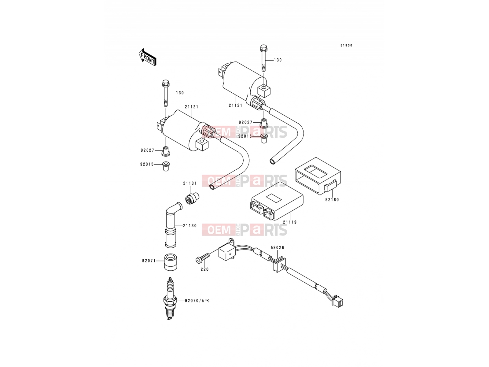 KAWASAKI 2000 Ignition System