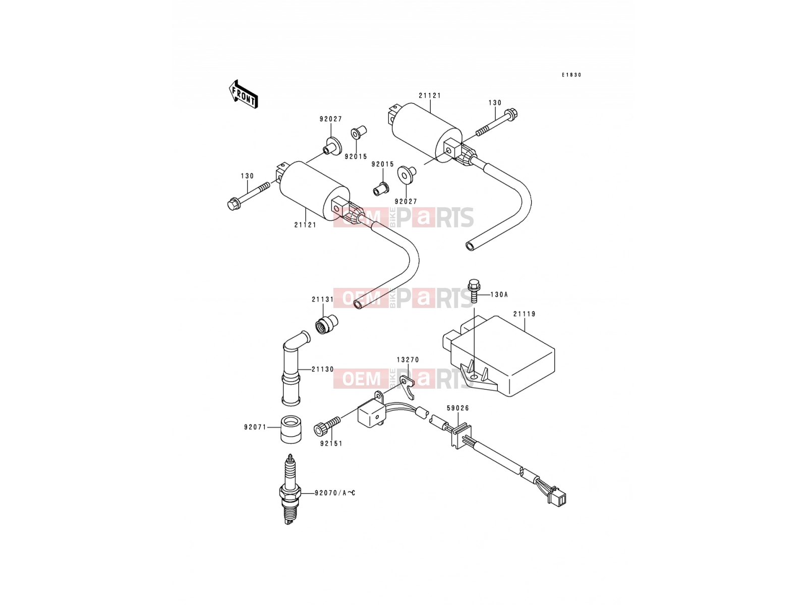 KAWASAKI 2000 Ignition System