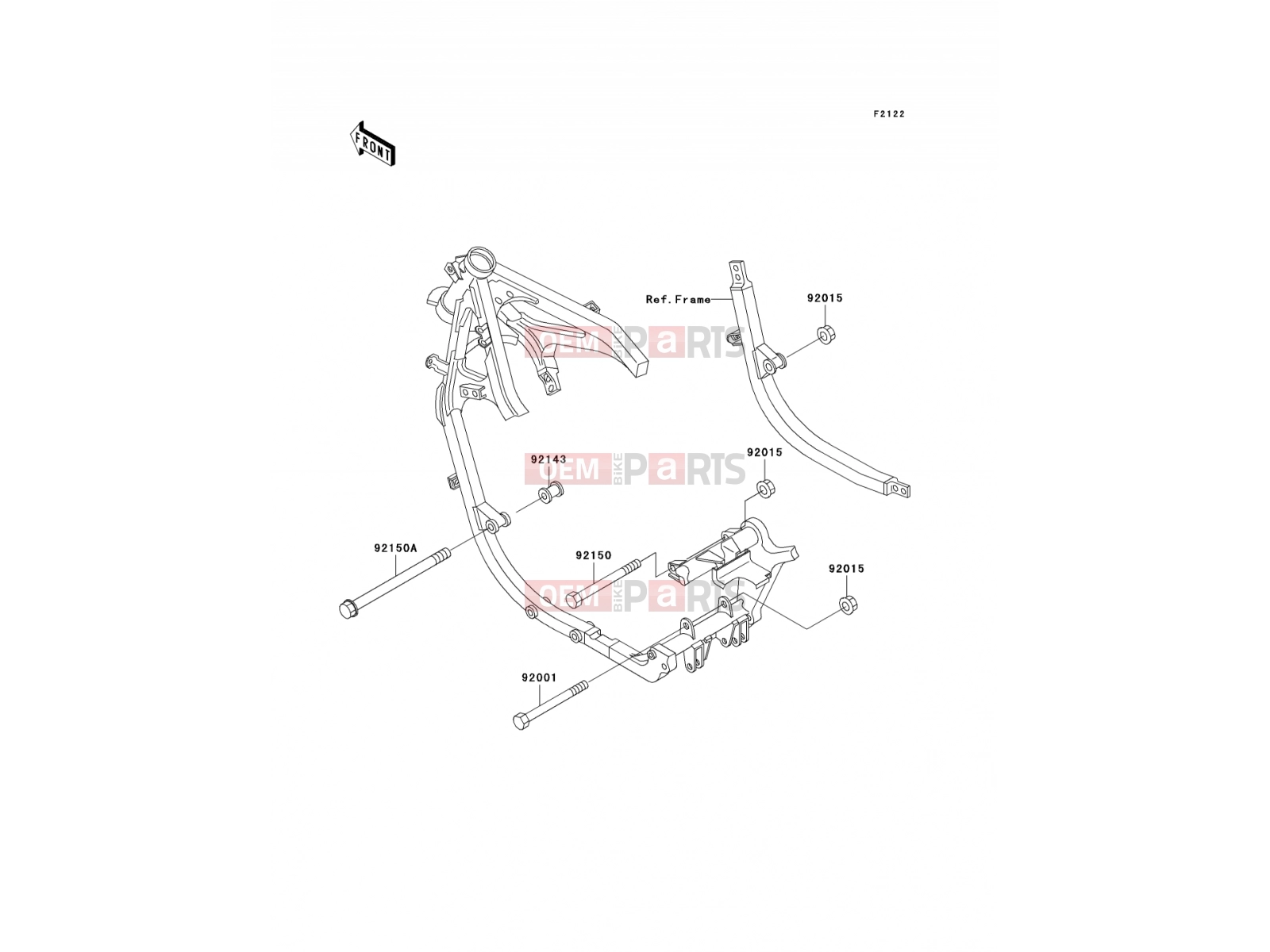 KAWASAKI 2002 Engine Mount