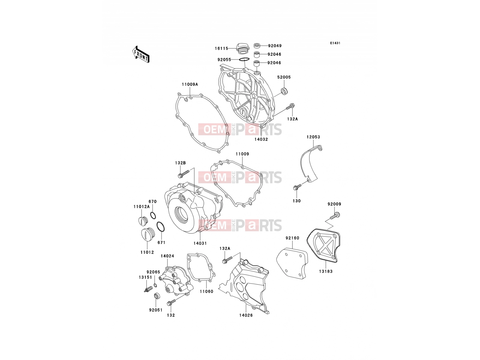 KAWASAKI 2002 Engine Cover(s)