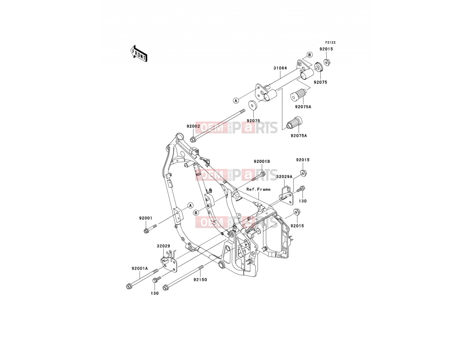 KAWASAKI 2002 Engine Mount